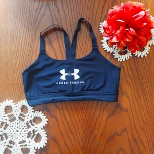 Under Armour Women's Black Medium Compression Bra